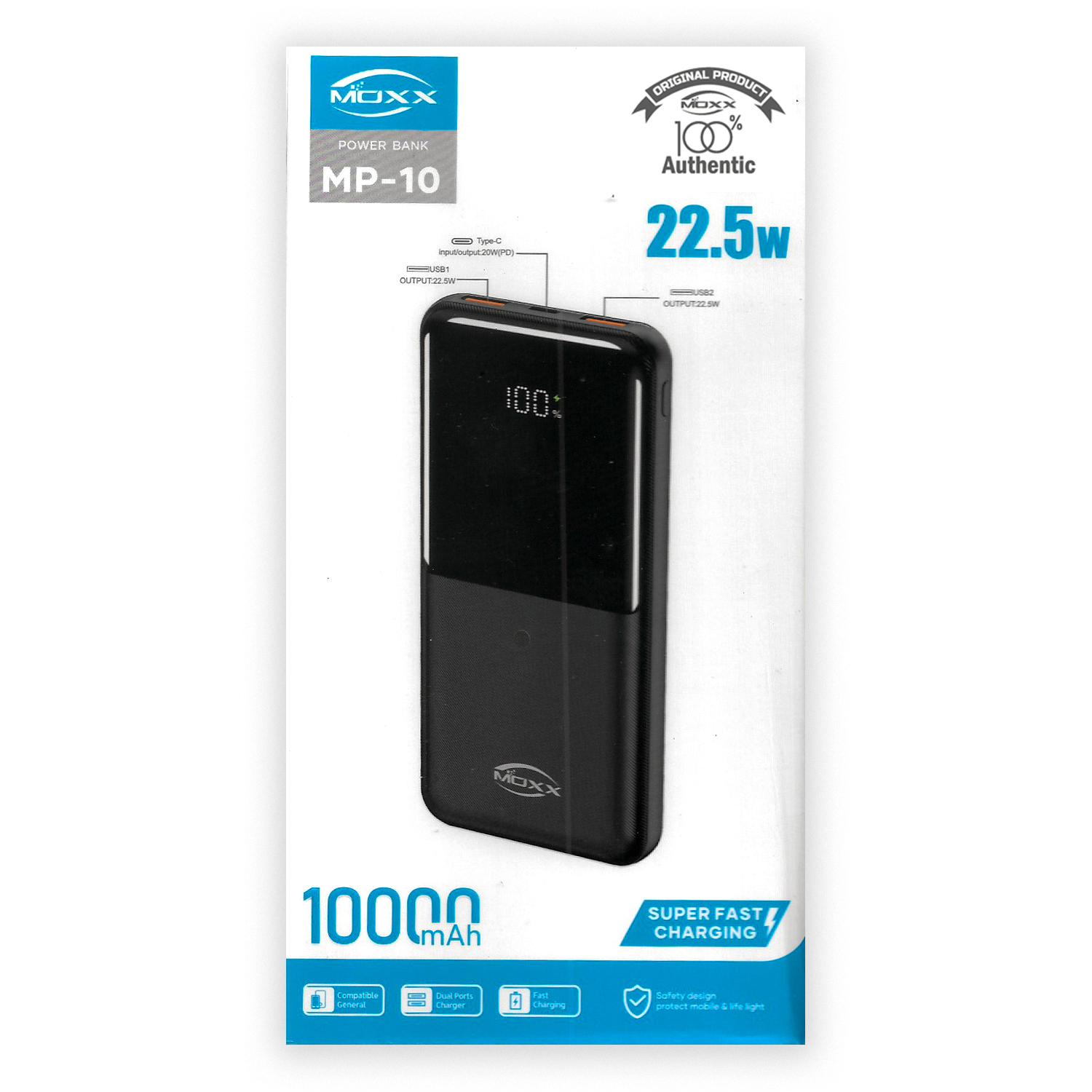 MOXX MP-10- 22.5W 10000 Power Bank New Model 2023 The Best Power Bank