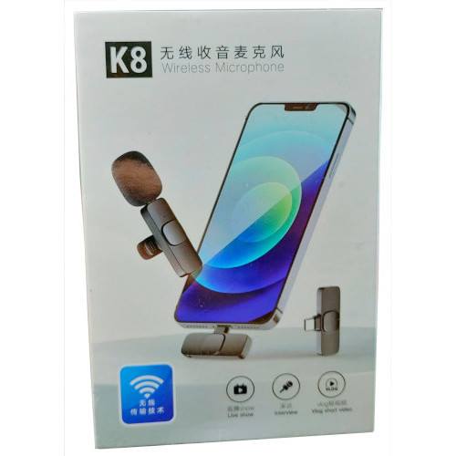 K8 Wirelee Lavalier Microphone Upgreded