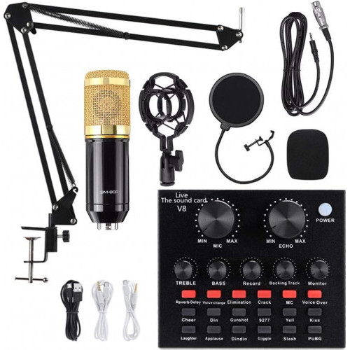 Moxx BM-800 Combo with V8 Live Sound Card