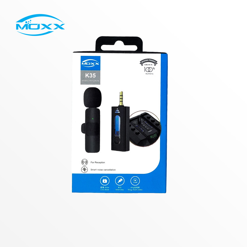 MOXX K35 Wireless Double Microphone -Back
