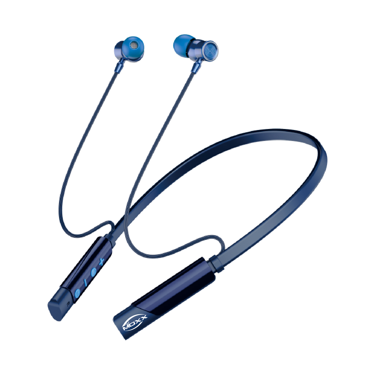 MOXX Metal Wireless BT Neckband [MN200] | 35 Hours Music Time | Music-Rock-Gaming Mode