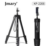 Jmary Tripod KP-2208 Professional Tripod with Mobile Holder- Black